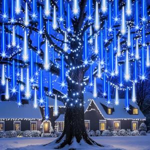 Auniq Météores Pluie Lumières 30cm 10 Tube 240 LED Guirlandes Lumineuse Extérieure Étanche IP65 Douche Pluie Feux Lumières de Noël Avec câble de 5 m pour Décoration de Fête Jardin Fenêtre Balcon (Ertisa, neuf)