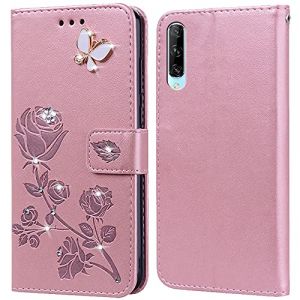 Coque pour Huawei P Smart Pro 2019/Honor 9X Pro Housse,Fonction de Support,Fente pour Carte,Silicone TPU,Flip Étui Case pour Huawei P Smart Pro(6.59") (PKQTOP-FR, neuf)