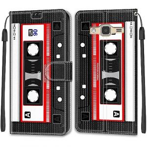 Coque pour Samsung Galaxy J3 2016, Coque Samsung J3 2016, Etui Protection Housse Premium en Cuir de Portefeuille en Cuir Fermeture Magn&eacute;tique Flip Case pour Samsung Galaxy J3 / J3 2016 (DIKAS, neuf)