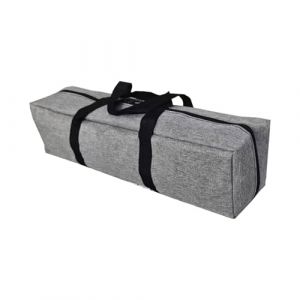 Lljsszr Sac de Transport &eacute;tanche et Robuste en Tissu Oxford pour Perche de Parasol, avec Fermeture &eacute;clair, pour Chaise Pliante, Tapis, Tr&eacute;pied, Gris, 100x20x20cm (Spring Vitality, neuf)