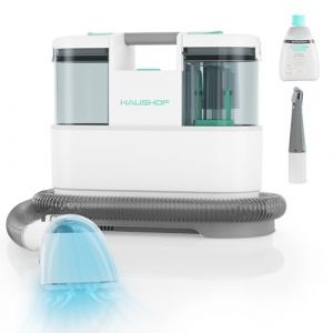 HAUSHOF StainZapper Pro, Shampouineuse Canapé avec Moteur Puissant de 450 W, Injecteur Extracteur, Nettoyeur de Tapis Portable pour Meubles, Voiture, Tissus, Moquettes, Animaux, 38,5 * 19,6 * 30 CM (GreatStarTools, neuf)