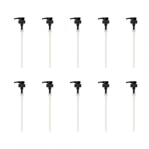 MYOC Black Airless Pump Dispenser with Lock | 100 ml | 11,5 cm Height | Taille du cou 24/28 mm | Plastique durable | Id&eacute;al pour shampooing, apr&egrave;s-shampoing, apr&egrave;s-shampoing, Facewash & produits de (24x7healthstore, neuf)