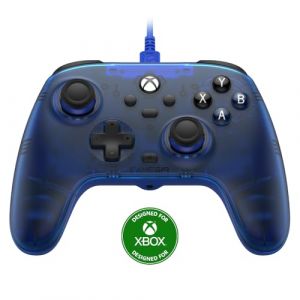 GameSir T7 Manette filaire pour Xbox Series X|S, Xbox One et Windows 10/11, manette de jeu Plug and Play avec joysticks à effet Hall/déclencheur Hall, prise audio 3,5 mm – Bleu (GameSir Official Store FR, neuf)
