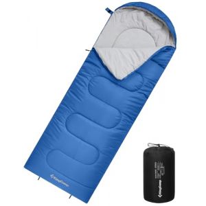 KingCamp Sac de Couchage Adulte et Enfant Sac de Couchage Compact Ultra Leger 3 Saisons Connectable pour Double Duvet Grand Froid pour Camping Hiking Trekking Randonnée Voyage Extérieur (KingCamp EU, neuf)