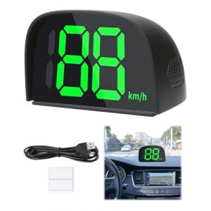 Compteur de Vitesse Num&eacute;rique Universel avec Affichage T&ecirc;te Haute HUD GPS pour Voiture Moto V&eacute;lo Et Trottinette &Eacute;lectrique Affichage Clair de Jour Comme de Nuit (HuaNingJin, neuf)