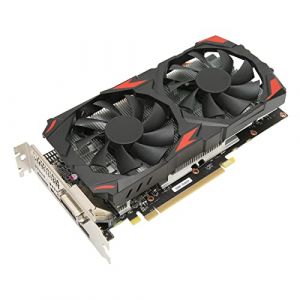 Carte Graphique RX 580, 8 Go GDDR5 256 Bits pour Jeu vidéo Graphique GPU Prise, Gaming Mining Card pour PC de Jeu, DisplayPort, HDMI, DVI Système de Refroidissement à Double Ventilateur (Linkchen, neuf)