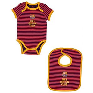 Body Bavoir Barça - Collection Officielle FC Barcelone - bébé garçon - 18 Mois (MISTERLOWCOST, neuf)