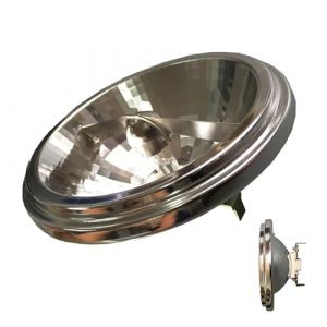 YFlifangting Tasse de Lampe halogène AR111 G53, Tasse en Aluminium QR111, Blanc Chaud, Source de lumière AR111, Tasse halogène 12V 35W 50W 75W 100W (Size : 12V 50W 24°) (YFlifangting, neuf)