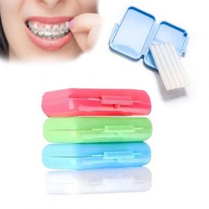 4 boîtes de cire pour appareils dentaires, cire orthodontique pour appareils dentaires, 20 bandes de cire dentaire pour appareils dentaires pour soulager les douleurs d'irritation Cire dentaire (ZZCLHLC-EU, neuf)