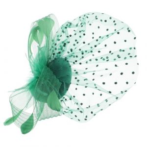 LOORGVEL Chapeau Fascinateur Vintage Plume et Voile pour Femme Accessoire de T&ecirc;te pour C&eacute;r&eacute;monie et Tea Party Serre-t&ecirc;te &Eacute;l&eacute;gant avec Fleurs Maille et Clip S&eacute;curis&eacute; Mariage et &Eacute;v&eacute;nements (YANJHG, neuf)