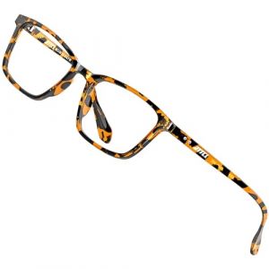 ATTCL lunettes Anti Lumi&egrave;re Bleue Homme Femme anti-fatigue oculaire Rectangulaire lunette Gaming d'Ordinateur BL5577 Leopard (ATTCL-FR Official Co., Ltd., neuf)