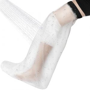 ANOMM Protège Plâtre Jambe Adulte, Imperméable Protection Plâtre pour Douche, Réutilisable Sac de Protection Platre, Sac Étanche pour Bandages, Pansements et Fournitures de Soins des Plaies (Dazzlingyyh, neuf)