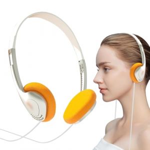 Salyeeluly &Eacute;couteurs r&eacute;tro filaires | Casque filaire l&eacute;ger et portable | Casque st&eacute;r&eacute;o filaire l&eacute;ger vintage Feelings &Eacute;couteurs &agrave; armatures pour baladeur (salyenrory, neuf)