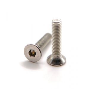 Vis M3x14 mm Tête Fraisée BTR en acier INOX A2 | Ø 3x14 mm - M3 x 14mm | Vis FHC à 6 pans creux (clé allen) ISO 10642 / DIN 7991 | Vis inoxydable A2 (V2A/304) : LOT DE 100 Pcs - Premium Fixation (ProRaje Sarl, neuf)