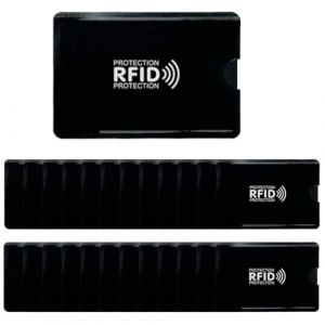 COYUN 24 Pi&egrave;ce Etui Protection Carte Bancaire,Protege Carte Bancaire Noir,Etui Carte Bancaire Anti Piratage,Protection NFC,Anti-RFID,Mat&eacute;riau PVC, pour Carte de Cr&eacute;dit,Carte Bancaire,Carte d'Identit&eacute; (HLWA RETAILS LTD UKSTORE, neuf)