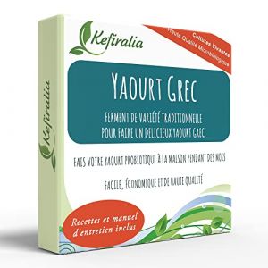 Ferment de Yaourt Grec (Réutilisation illimitée) + Mode d'emploi + Recettes + Aide et conseils en Français - KEFIRALIA® (Kefiralia, neuf)