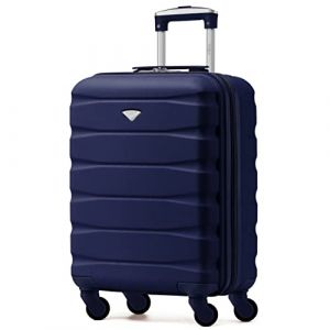 Flight Knight Bagage Cabine Leger a 4 Roues en ABS Approuve par Plus De 60 Compagnies Aeriennes, Dont Air France, easyJet et Ryanair (Priority) 55x40x20cm (Prime Brands Group FR, neuf)