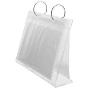 Beaupretty 1ensemble Pochette à Bijoux Portable Avec Support Sac Transparent Anti-oxydation Pour Boucles Oreilles Anneaux Et Pendentifs Pour Voyage Et Rangement à Domicile (kiLIHK, neuf)