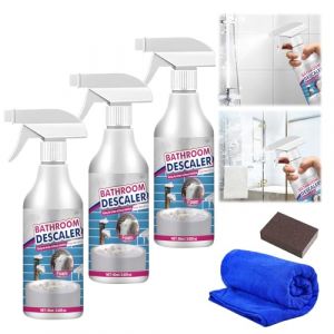 Nettoyeur de taches têtues, 2025 Nouveau Nettoyant salle de Bain Détachant Multi-usages à l'acide oxalique, Nettoyant WC Salle de bain Pour toilettes égout salle de bains nettoyage (3) (BUke, neuf)