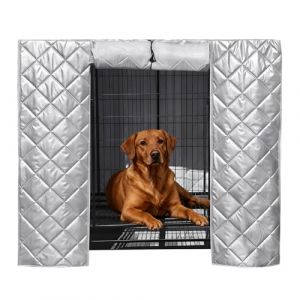 Housse de cage pour chien, insonorisante, imperm&eacute;able, fournitures pour animaux domestiques, housses de cage pour cage de chien, pour int&eacute;rieur et ext&eacute;rieur, jardin, porche, cour, balcon (guangzhousiyuan, neuf)
