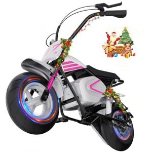EVERCROSS Moto Electrique pour Enfants, 300W Moto Electrique, Mode de Vitesse 20km/h et 15km de Distance, 11 Pouces Motocross pour Enfants 3-12 Ans (ZYY SHOP, neuf)