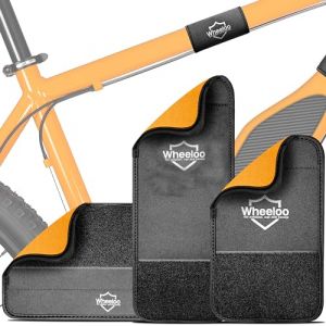 WHEELOO Set de Protection de Transport pour vélo & Ebike 3 pièces I Porte-vélos Protection de Cadre universellement adapté I Fixation de vélo chez Thule, Westfalia etc. (BetterShop V&G, neuf)