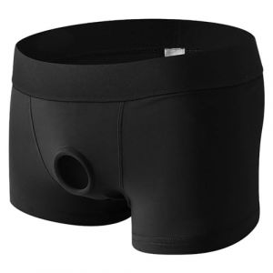 Générique Calecon Fourrure,String Cuir Homme Sexy Low Rise Brief Slips sous-Vêtements sous Vetements Bretelles Fantaisie Deguisement érotique Lingerie Erothique (IHUAE, neuf)