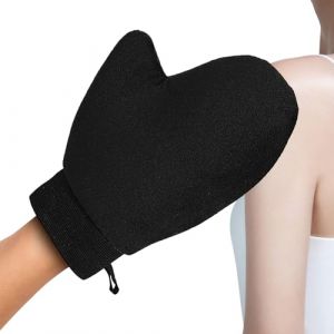 Tan Mitt | applicateur auto-pertinent sans soleil | Gants de bronzage velours | Application rapide gants de massage paresseux pour la peau sensible maison douche voyage femmes hommes faire (Tieldern, neuf)