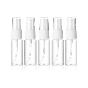 HUVZOR 5 Pièces Flacon Spray Vide, Vaporisateur Vide,Flacon Parfum Vide, Flacon Spray Vide, Plastique Transparent Bouteille de Voyage Vide Réutilisables, pour Lotion, Parfum, Shampoing etc（20ml） (Volumetech OU, neuf)