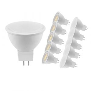 GERRIT Ampoule de projecteur LED GU5.3 AC/DC 12V MR16, basse pression 3W 5W 6W 7W, lumi&egrave;re 120 degr&eacute;s 38 degr&eacute;s, cuisine d'&eacute;tude for la maison, 4 &agrave; 20 pi&egrave;ces (Color : 120degree 3000K, Size : 4PCS_3W) (XiaoNingNing, neuf)