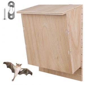 Outdoors - Nichoir pour chauve-souris - 24 x 8,3 x 9,9 cm - R&eacute;sistant aux intemp&eacute;ries - Grand abri pour chauves-souris - En bois - Kit de construction - H&ocirc;tel &agrave; chauve-souris - Quartier d'&eacute;t&eacute; et (HQ SHENG LIMITED, neuf)