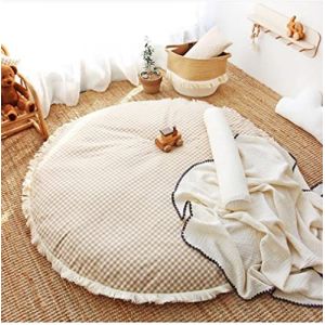 Fouriding KIKOM Tapis de Jeu pour Enfants Tapis de Jeu en Coton pour Enfants Tapis de Gymnastique pour activit&eacute;s Tapis de Sol pour Chambre d'enfant D&eacute;coratif (Marron) (LIUJUNHUI的店, neuf)