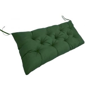 Coussin De Banc De Meubles D'extérieur Interieur ,Coussin De Siège De Fenêtre 100x50 110x50cm 120x50 ,Antidérapant, Coussins De De Jardin, Pour Baie Vitrée/Canapé/Terrasse(Vert foncé,110x50cmx8cm) (geenahont, neuf)