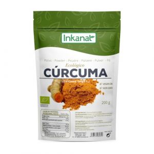 Curcuma en poudre 200 g bio | INKANAT | 100 % naturel et pur | Superaliment aux propriétés antioxydantes (INKANAT, neuf)