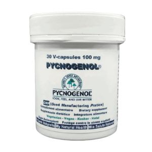 PYCNOGENOL 30 g&eacute;lules v&eacute;g&eacute;tales de 100 mg SUPER ANTIOXYDANT-test&eacute; en laboratoire (Horphag Research Suisse), sans allerg&egrave;nes. Aussi 90 et 180 g&eacute;lules (Ma Sant&eacute; Naturelle, neuf)