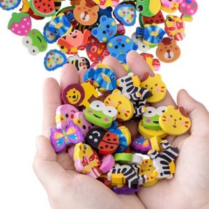 Gomme legami Animaux Pour Enfants, 50pcs Gommes &agrave; Effacer, Creative Gommes en Caoutchouc Gommes &agrave; Effacer Kawaii pour Enfants &eacute;coles &eacute;l&egrave;ves Papeterie &Eacute;cole Jouet (ALPHASS LOGISTICS LTD, neuf)