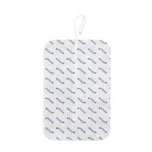 &Eacute;lectrodes compatibles &eacute;lectrostimulation TENS EMS - 2 electrodes 180 x 110 mm - pads patch pour &eacute;lectrostimulateurs TENS et EMS avec connexion &agrave; fil 2 mm (axion France, neuf)