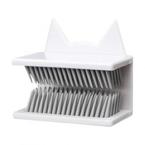 LOVIVER Attrape-Cheveux Mural pour Douche, Outil de Piégeage des Cheveux, Attrape-Cheveux Facile à Installer, Attrape-Cheveux Anti-Bouchage, Blanc (LOVIVER FR, neuf)