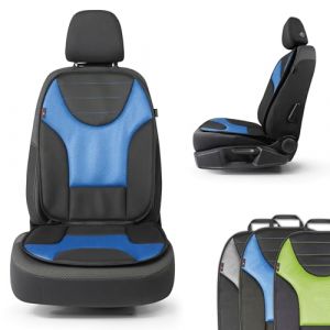 Walser Couvre-siège Grafis, Couvre-siège Universel pour Voiture, Couvre-siège de Voiture et Coussin de Protection, Protection de siège de Noir-Bleu (GAFA AUTO, neuf)