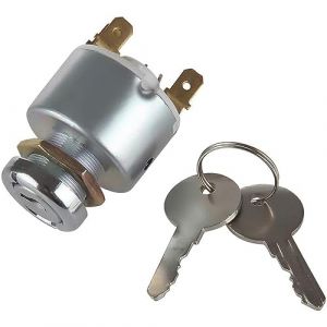 Greluma 1 Pi&egrave;ce Serrure d'allumage de voiture,interrupteur d'allumage universel 12V,interrupteur marche/arr&ecirc;t &agrave; 3 positions avec 2 cl&eacute;s (Lumatech-EU, neuf)