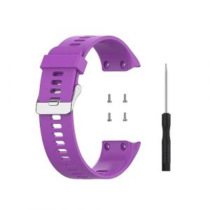 Waekethy Bracelet pour Garmin Forerunner 35/Approach S10, Soft Silicone Bracelet Montre Sport Smartwatch Strap Compatible avec Garmin Forerunner 35/Approach S10 (violet) (Waekethy-EU, neuf)