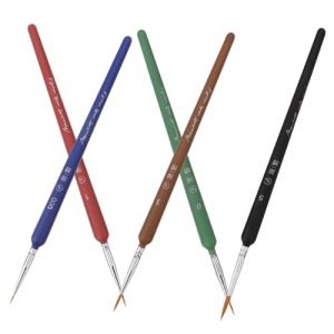 DOITOOL 5 Pièces stylo de traditionnel art peinture pinceaux chinois kit manucure brosse à ongles pinceau de traditionnelle stylos à encre traditionnels fibre (Facing the Ocean, neuf)