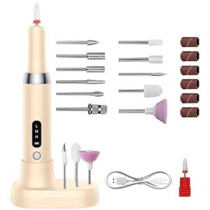 Force À Ongles Électriques - Files De Ongles Électriques | Machine À Forte À Ongles, Kit De Forage À Ongles Rechargeable À Ongles Sans Fil, Machine De Forage À Ongles À Ongles À Ongles Électrique Avec (ruixiake, neuf)