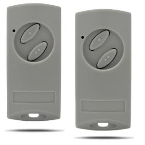 Lot de 2 émetteurs portatifs pour porte de garage ECOSTAR RSE2 RSC2 RSZ1 pour Liftronic 500 700 800 Portronic D5000 D2500 S4000 433,92 MHz Code tournant (xilele, neuf)