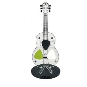 Support de m&eacute;diator pour guitare, support de m&eacute;diator de guitare, cadre d'affichage en acrylique transparent, porte-m&eacute;diators compact &agrave; collectionner, rangement efficace des m&eacute;diators de guitare pour (mooperd, neuf)