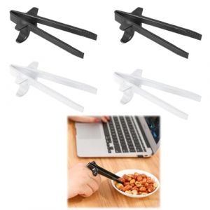 4 Pi&egrave;ces Baguettes de Doigt pour Gamer, Distributeur de Snacks, Baguettes de Doigt, Snack Clip, B&acirc;tons Auxiliaires Paresseux, Pince &agrave; Chips &agrave; Collation en Plastique Gamer (ALPHASS LOGISTICS LTD, neuf)