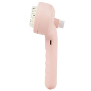 Dog Grooming Brush, Cat Detangling Comb with Built-In Spray, Pet Hair Removal Tool for Small, Medium Animals, Shedding and 11 Tangles Care, 11cm Pink Blue Yellow White (xiayuso, neuf)