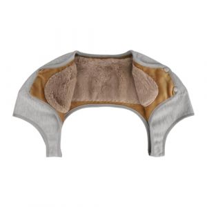 Femme Homme &Eacute;pauli&egrave;re Chaude Hiver &Eacute;pauli&egrave;re Soutien d'&eacute;paule Thermique Double Support d'&eacute;paule Auto-Chauffant Prot&egrave;ge-&eacute;paule Doux Poncho de Cape Anti-froid Soulagement Douleur pour Maison Bureau (LONGTENGUK, neuf)
