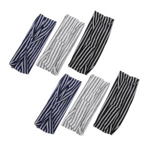 CALLARON 6 Pièces Bandeaux Élastiques de Sport Lot de Accessoires de Yoga Antidérapants et Respirants pour Fitness et Activités (Raindrops On Roof, neuf)