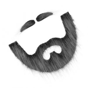 Gatuida Fausse Barbe et Sourcils pour Adultes Accessoires de Costume Halloween et Fête Décor et Pratique pour Performance et Cosplay (Brandon Zou, neuf)